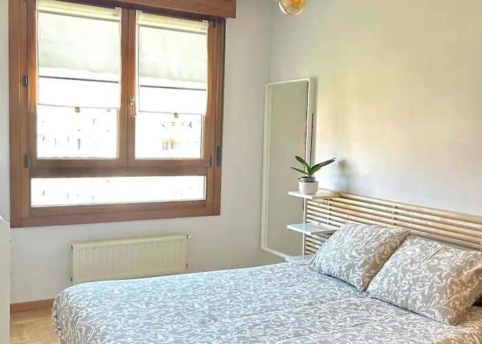 Apartamento El Pisín De Goya: Piso Luminoso Con Garaje A Pie Del Centro De Oviedo. Oviedo